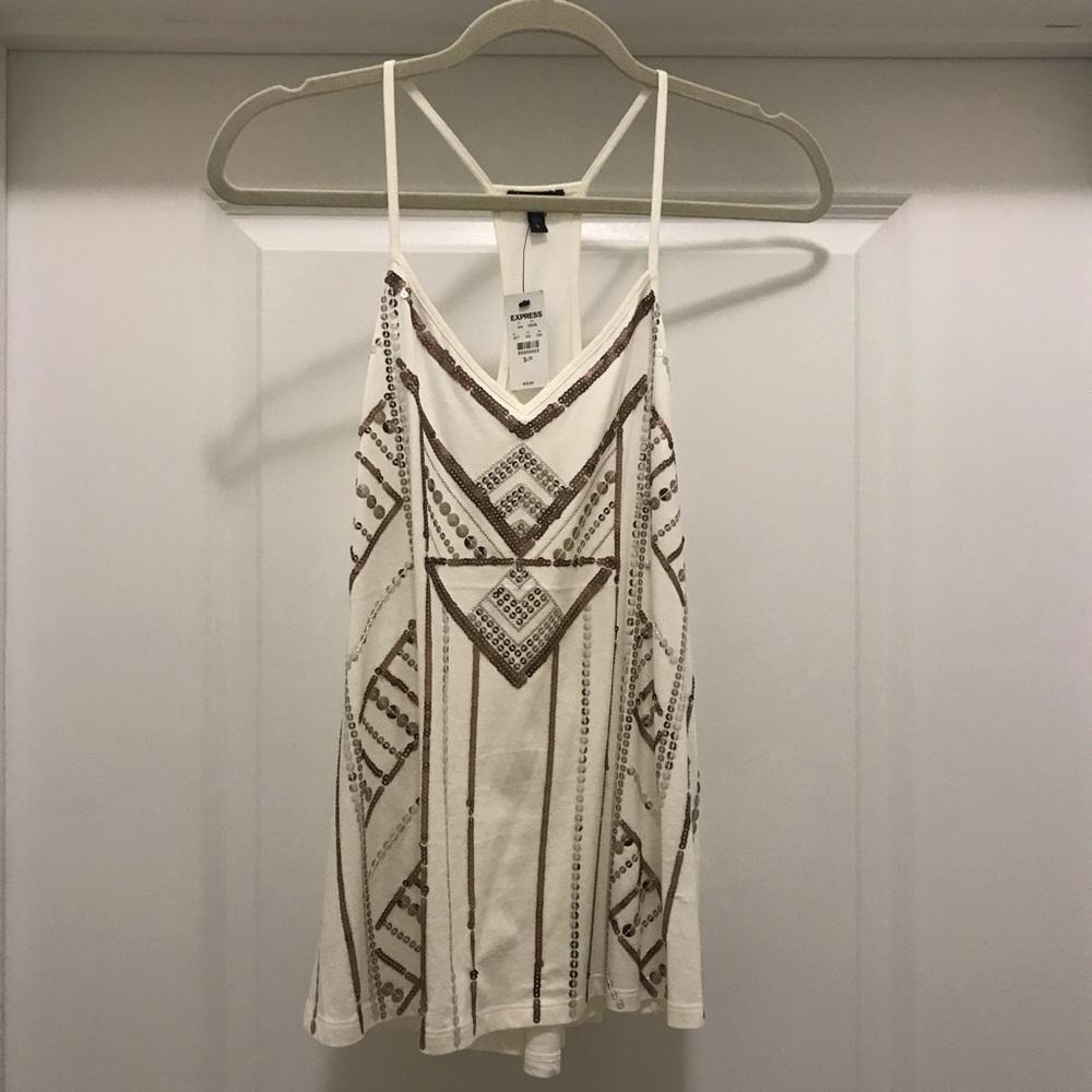 NWT Express Sequin Top